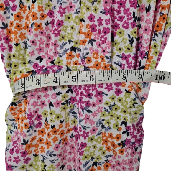 Summer Floral Dress,woman V-neck, size:small-medium, multicolor - Picture 2 of 5